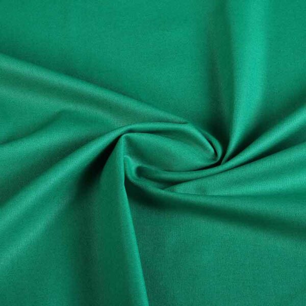 Tissu coton tissé vert