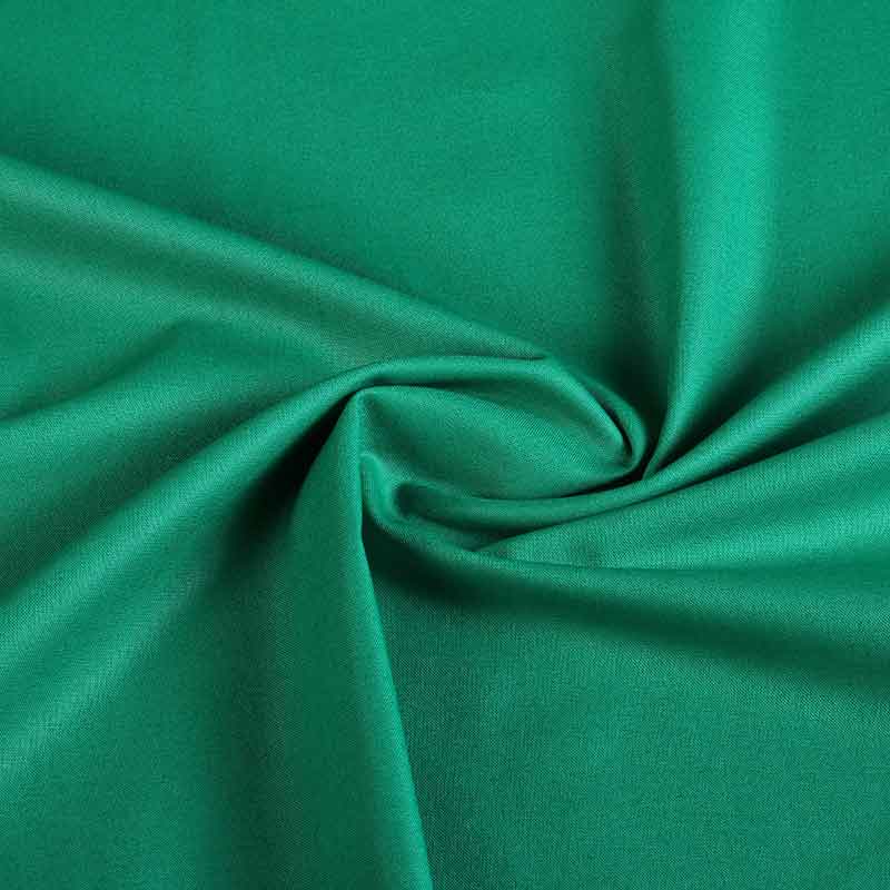 Tissu coton tissé vert