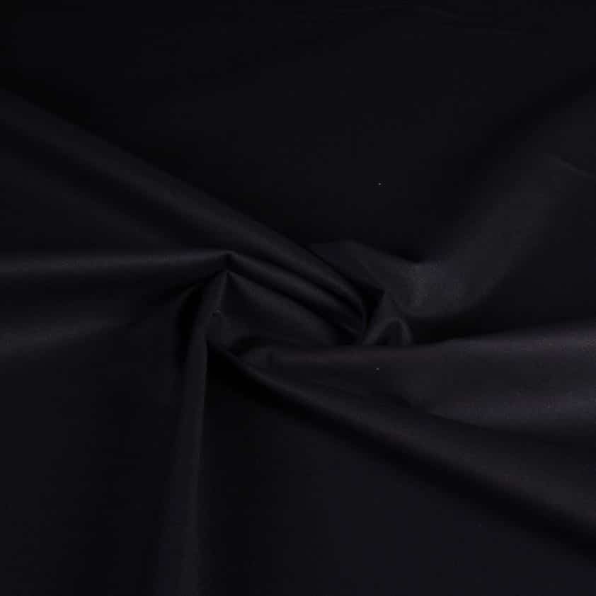 Tissu coton tissé noir