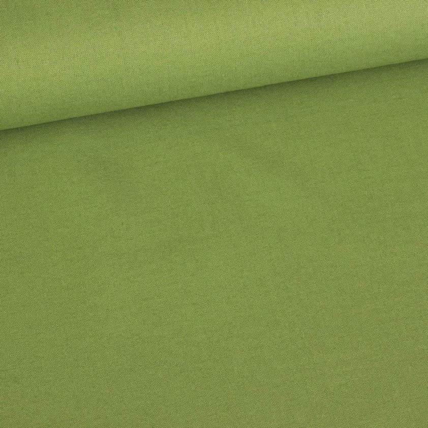 Tissu coton tissé kiwi vert