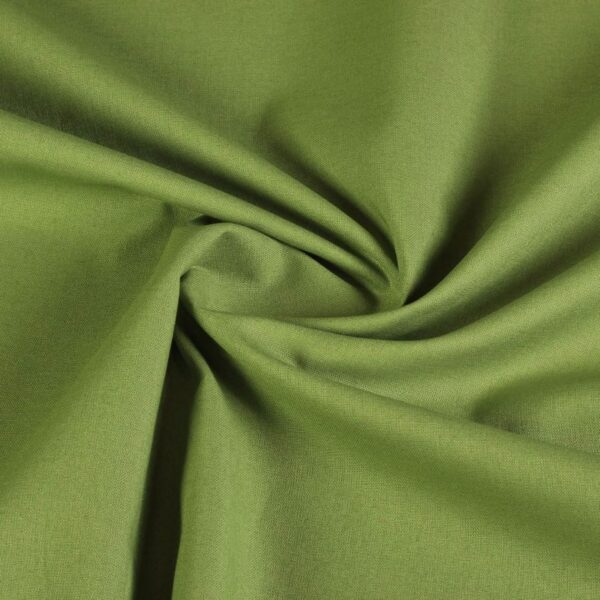 Tissu coton tissé kiwi vert