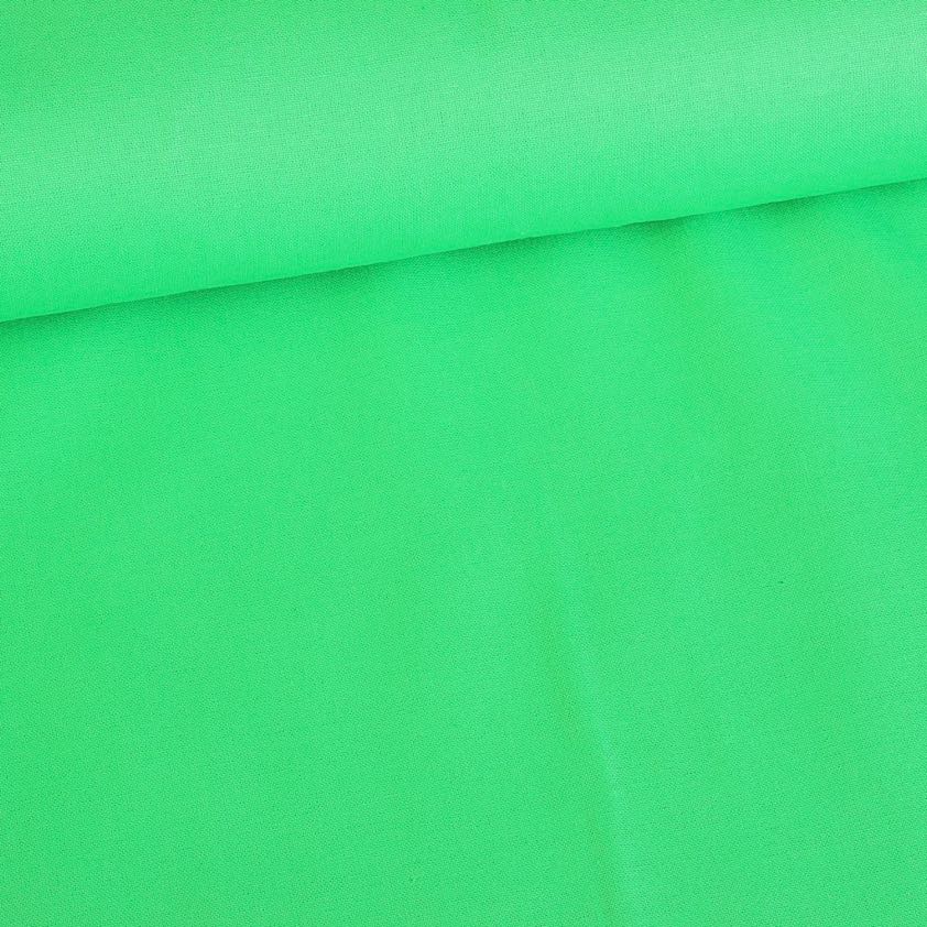 Tissu coton tissé vert clair