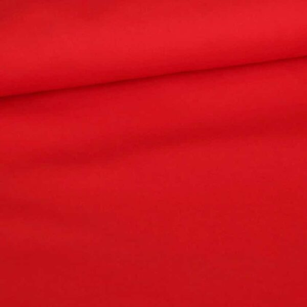 Tissu coton tissé rouge