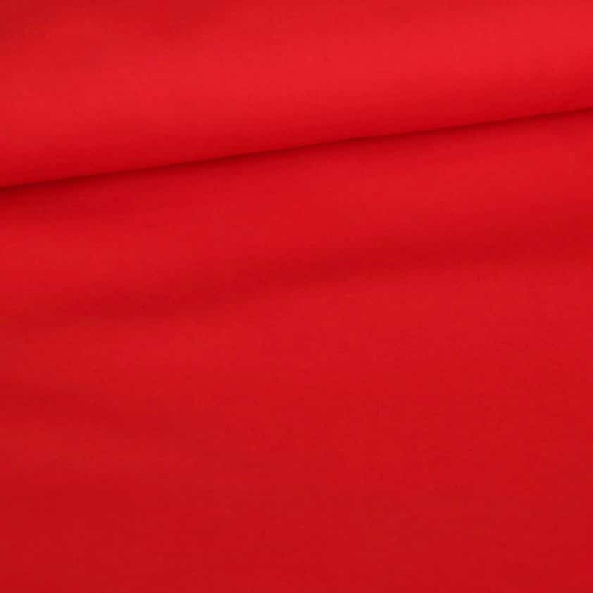 Tissu coton tissé rouge