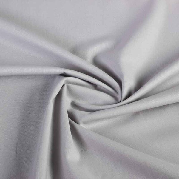 Tissu coton tissé gris clair