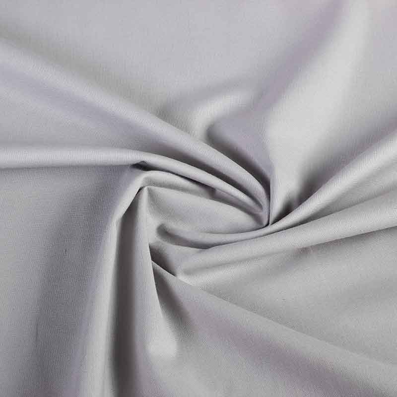 Tissu coton tissé gris clair