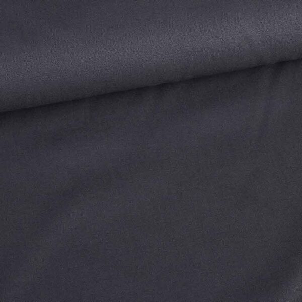 Tissu coton tissé anthracite