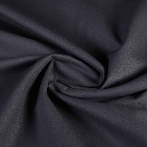 Tissu coton tissé anthracite