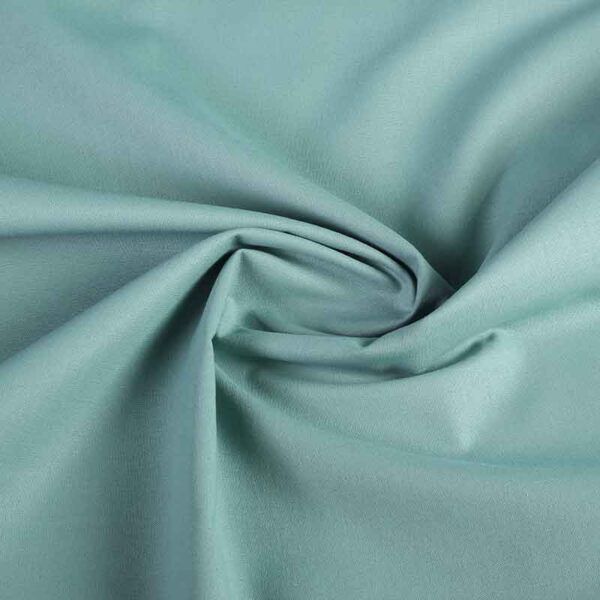 Tissu coton tissé vert sauge