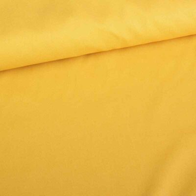 Tissu coton ocre jaune