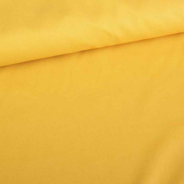 Tissu coton ocre jaune