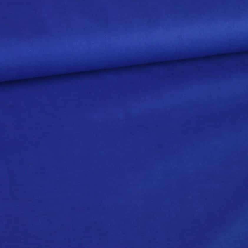 Tissu coton tissé cobalt