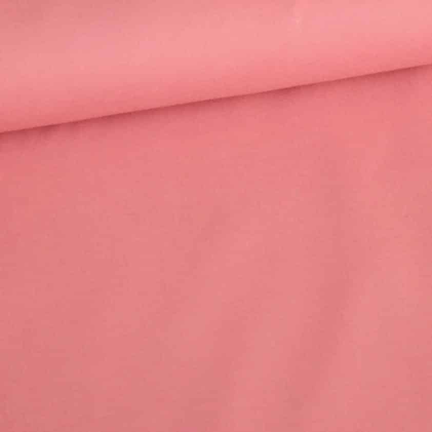 Tissu coton tissé vieux rose
