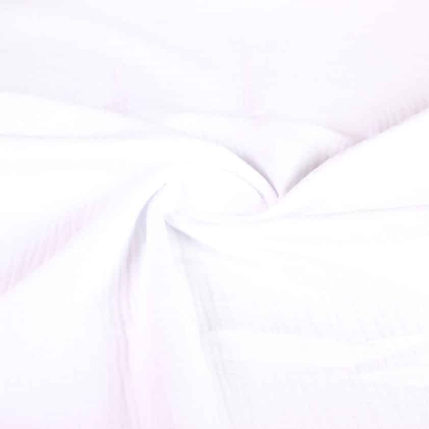 Tissu hydrophile blanc