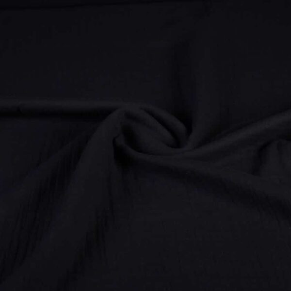 Tissu hydrophile coton bébé noir