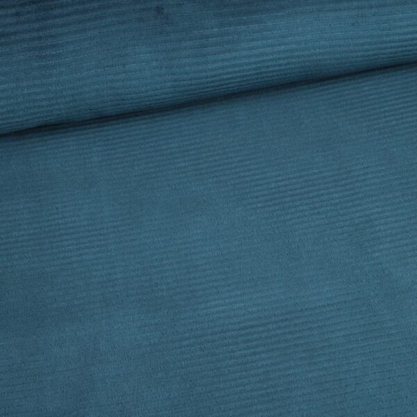 Tissu Tricot Rib Cord Stretch vert