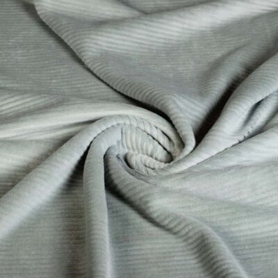 Tissu tricot rib cord stretch vert sauge