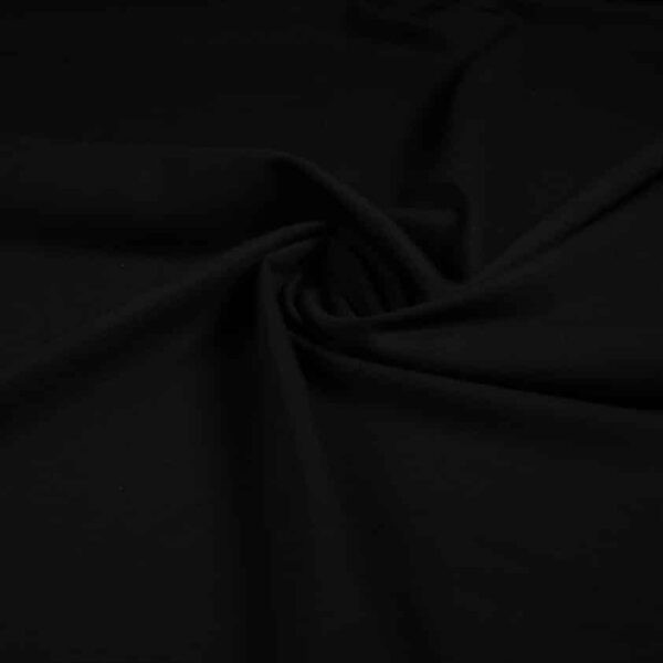 Tissu Punta di Roma noir