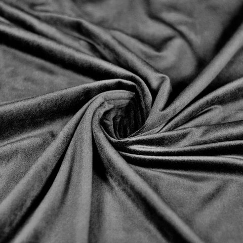 Tissu Minky fleece noir