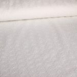 Broderie stof off white / ecru