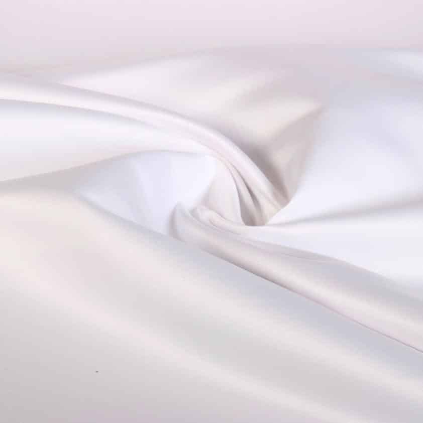 Tissu satin de mariée deluxe mat blanc