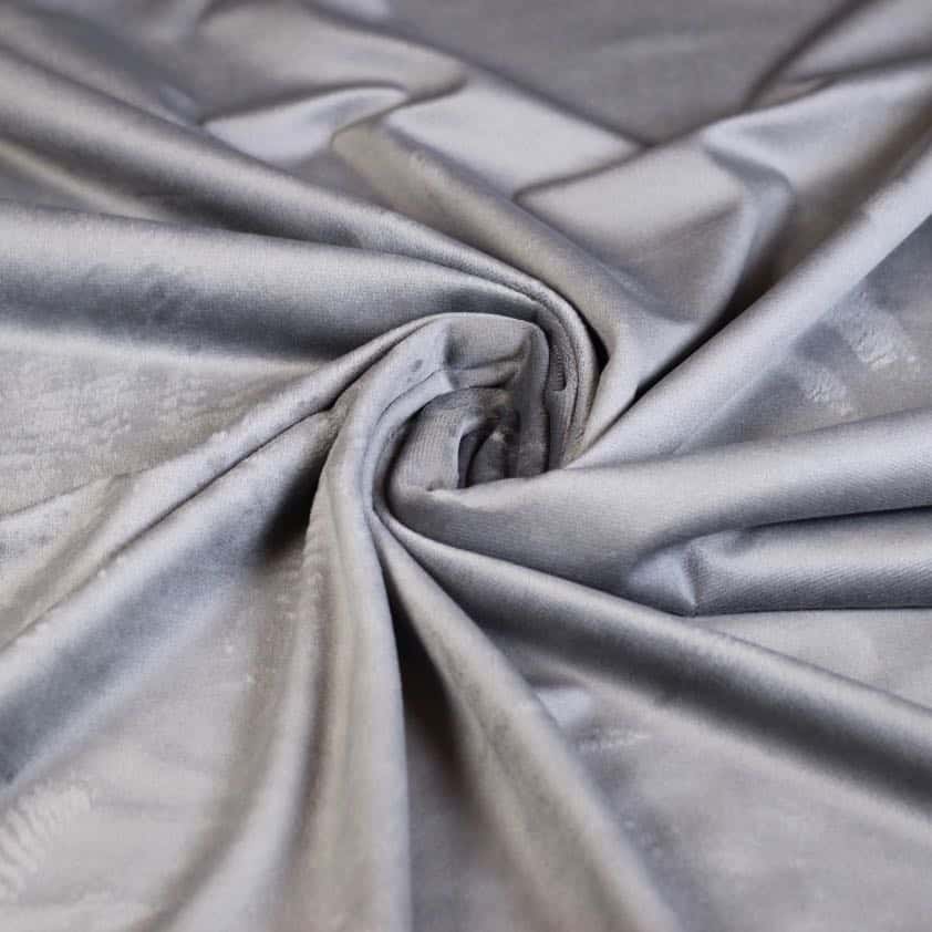 Tissu Minky fleece gris clair