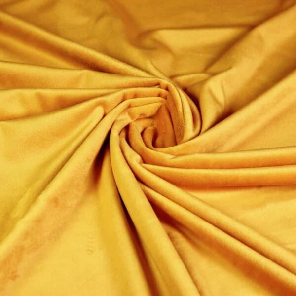 Tissu Minky fleece ocre