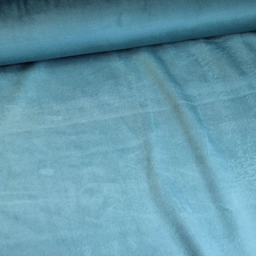 Tissu Minky fleece vert ancien