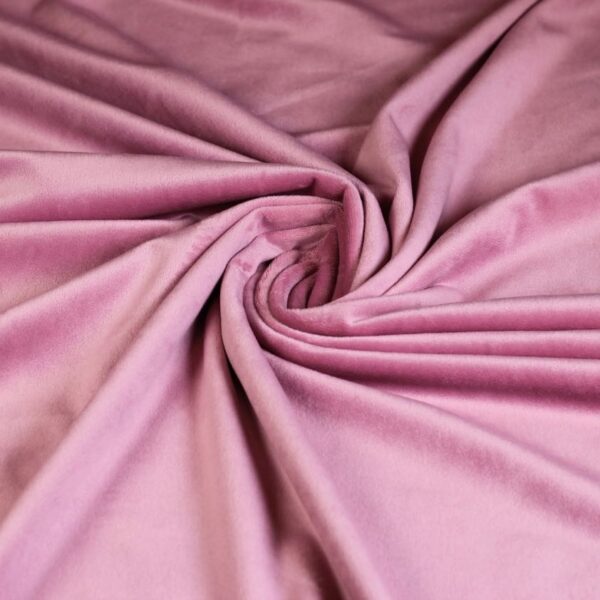 Tissu Minky fleece oud roze