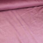 Minky fleece stof oud roze