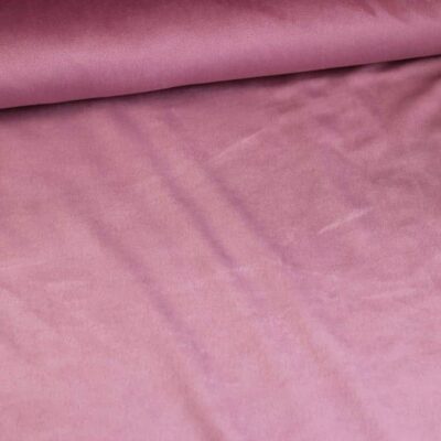 Tissu Minky fleece oud roze