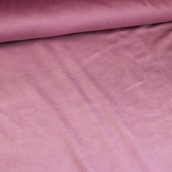 Tissu Minky fleece oud roze