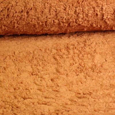 Tissu Borg Teddy marron clair