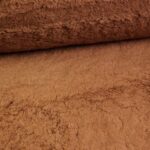 Borg teddy stof cognac bruin