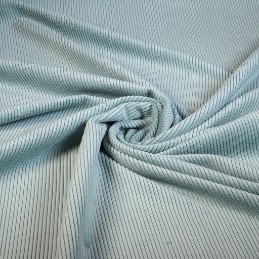 Tissu velours côtelé vert ancien