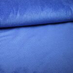 Corduroy stof kobalt