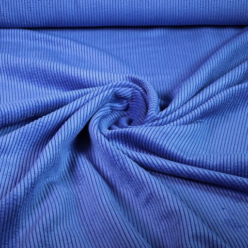 Tissu corduroy kobalt