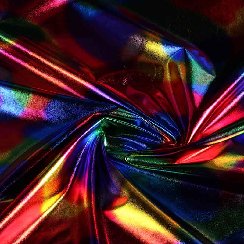 Tissu Stretch Lamée multicolor
