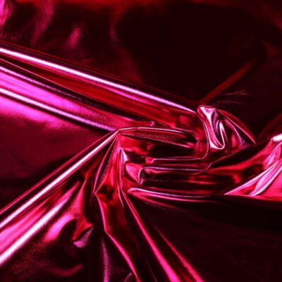 Tissu stretch lamée fuchsia