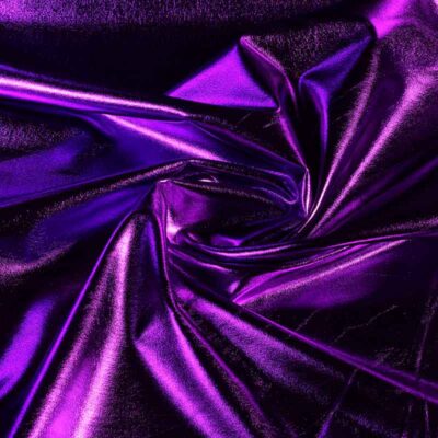 Tissu Stretch Lamee violet