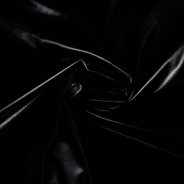 Tissu Stretch Lamee noir