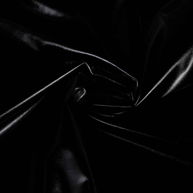 Tissu Stretch Lamee noir