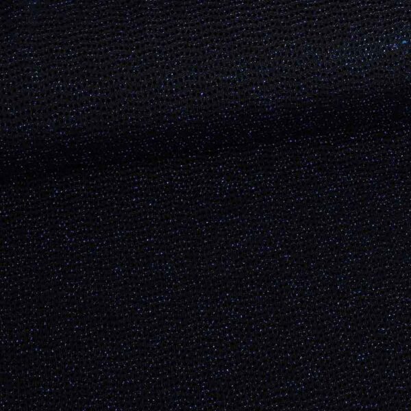 Tissu stretch pois paillettes cobalt