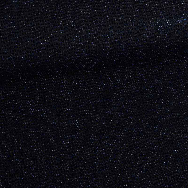 Tissu stretch pois paillettes cobalt
