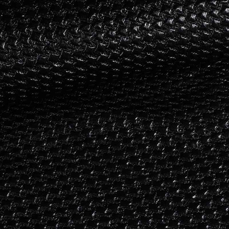 Tissu métallisé bubble noir