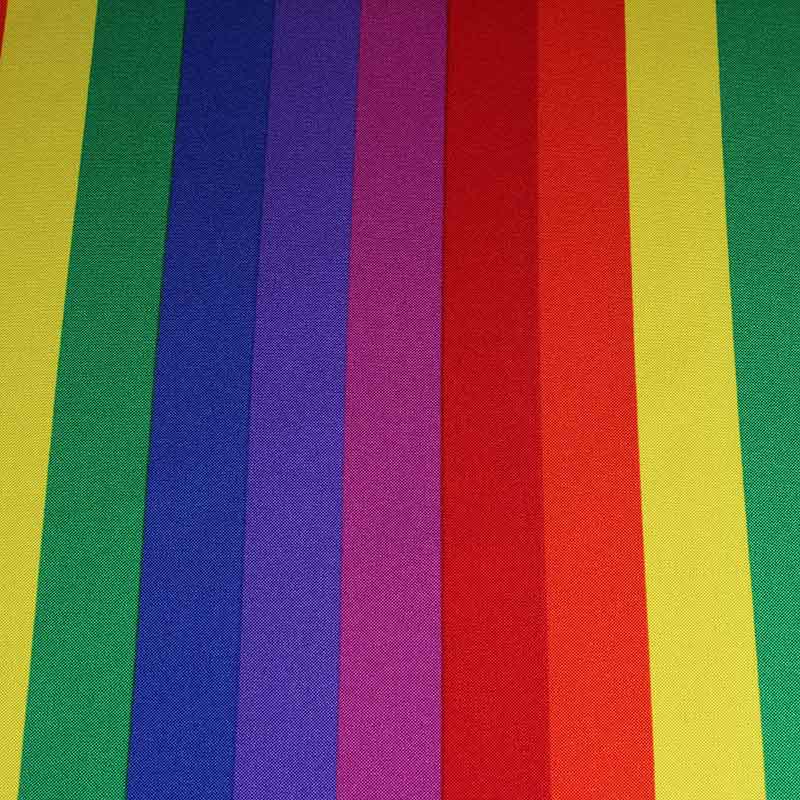 Tissu Terlenka rayé multicolor