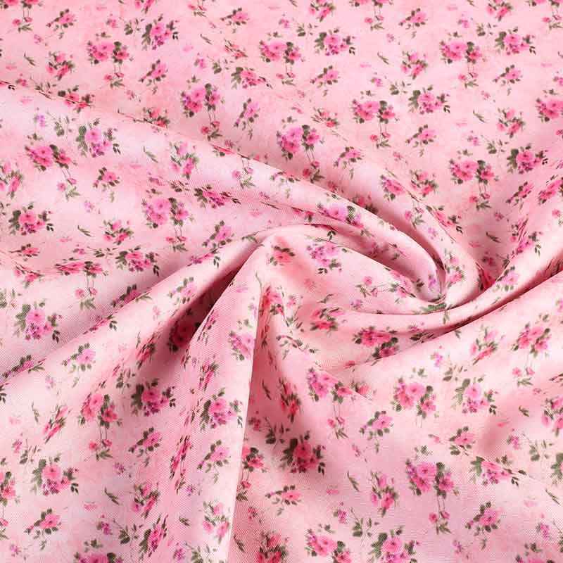 Tissu Terlenka Mille Fleur rose
