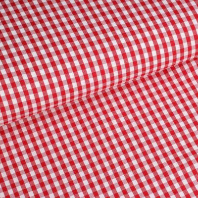 Tissu Terlenka Brabants Bont carreaux rouge
