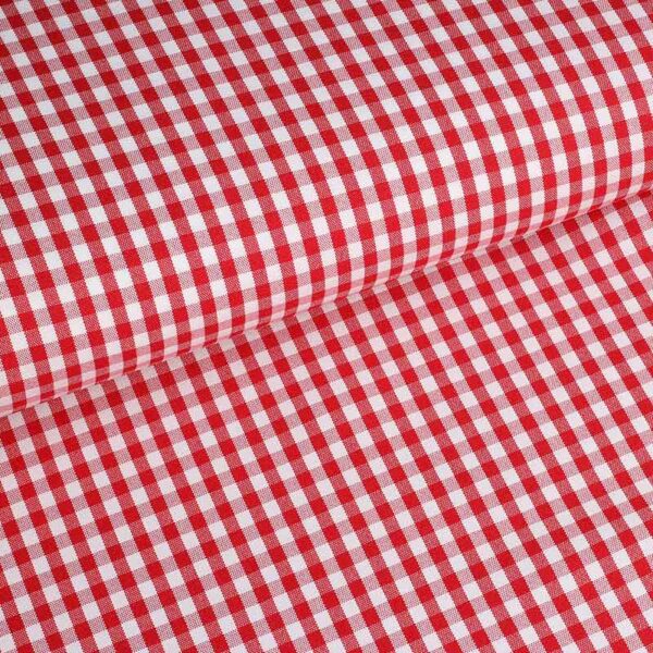 Tissu Terlenka Brabants Bont carreaux rouge