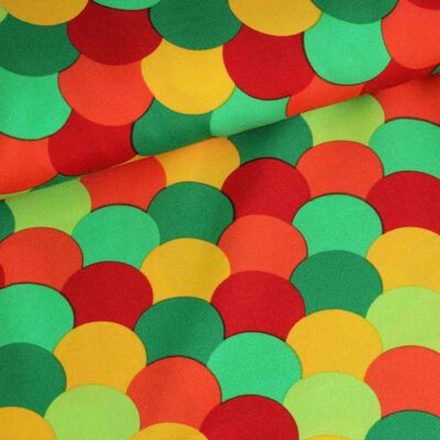 Tissu Terlenka boules multicolores 4